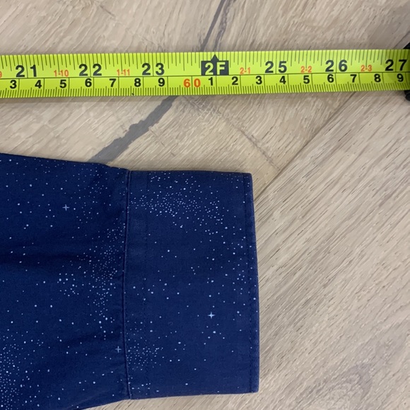 DARK BLUE ZARA MENS DRESS SHIRT - SIZE SMALL - Picture 6 of 7